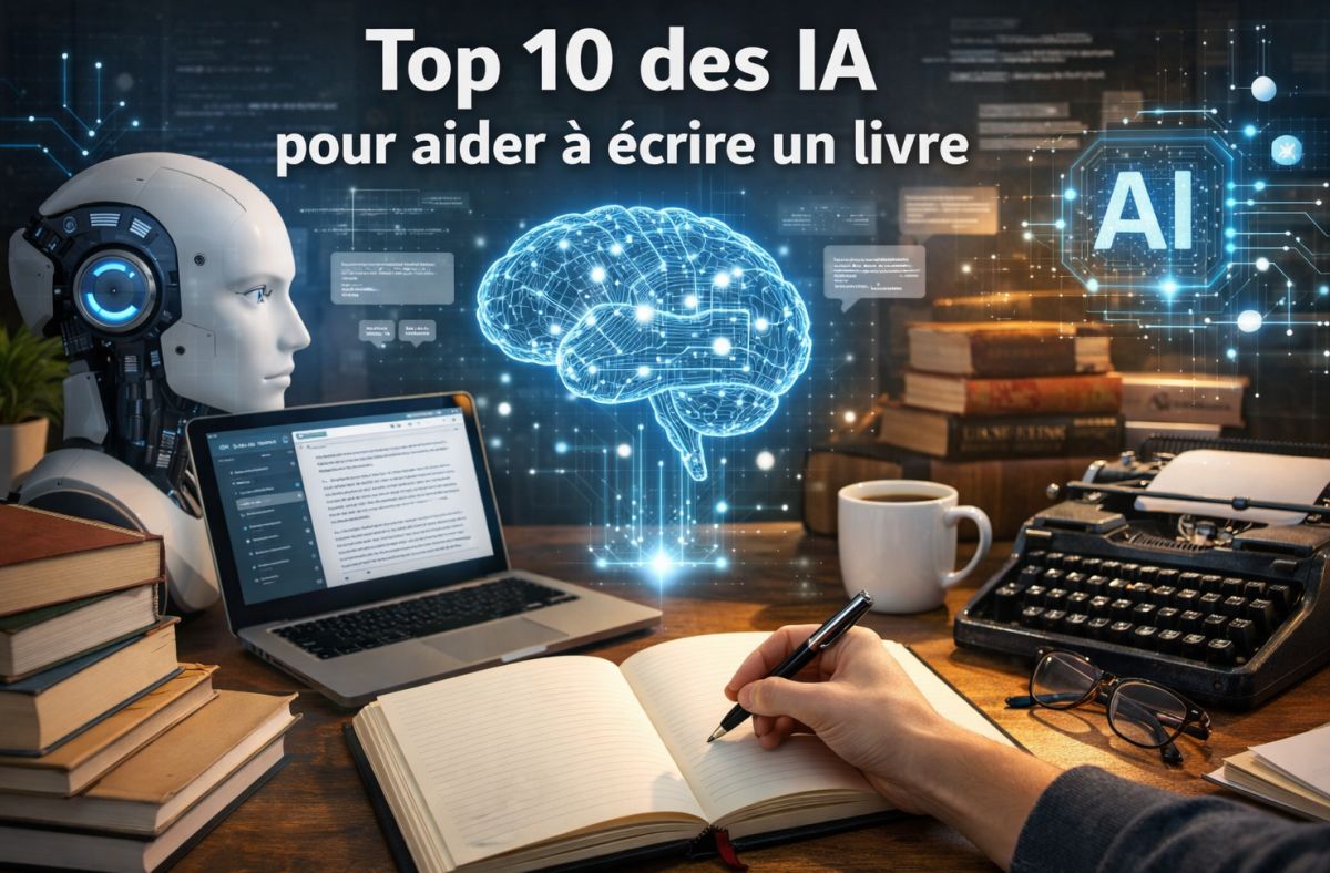 Top 10 des IA pour aider à écrire un livre