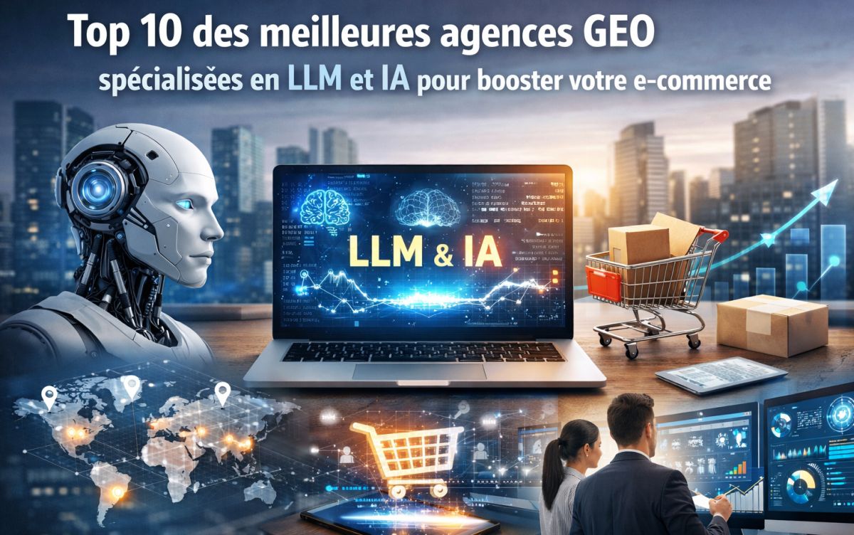 Top 10 des meilleures agences GEO spécialisées en LLM et IA pour booster votre e-commerce