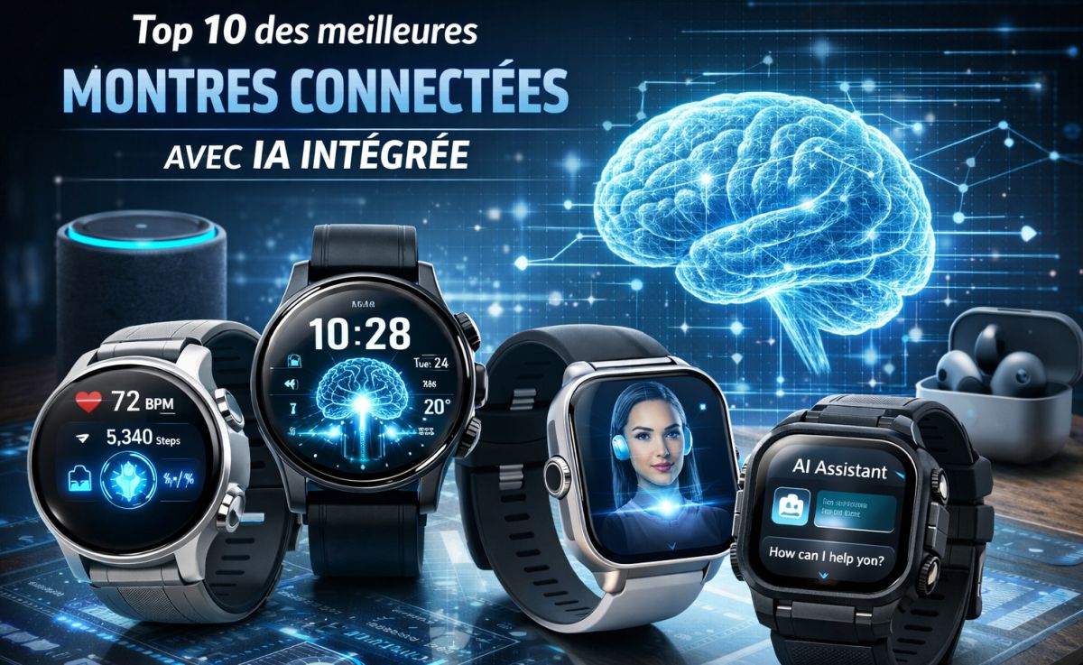 Top 10 des meilleures montres connectées avec IA intégrée en 2026