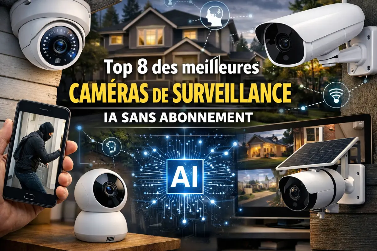 Top 8 des meilleures caméras de surveillance IA sans abonnement
